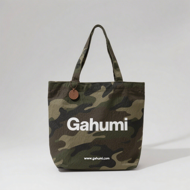 Gahumi Camouflage canvas tote bag-20